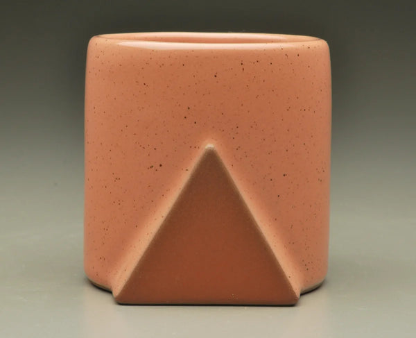 Eshelman Pottery - Extra Small Square Bowl (Pastel Salmon)