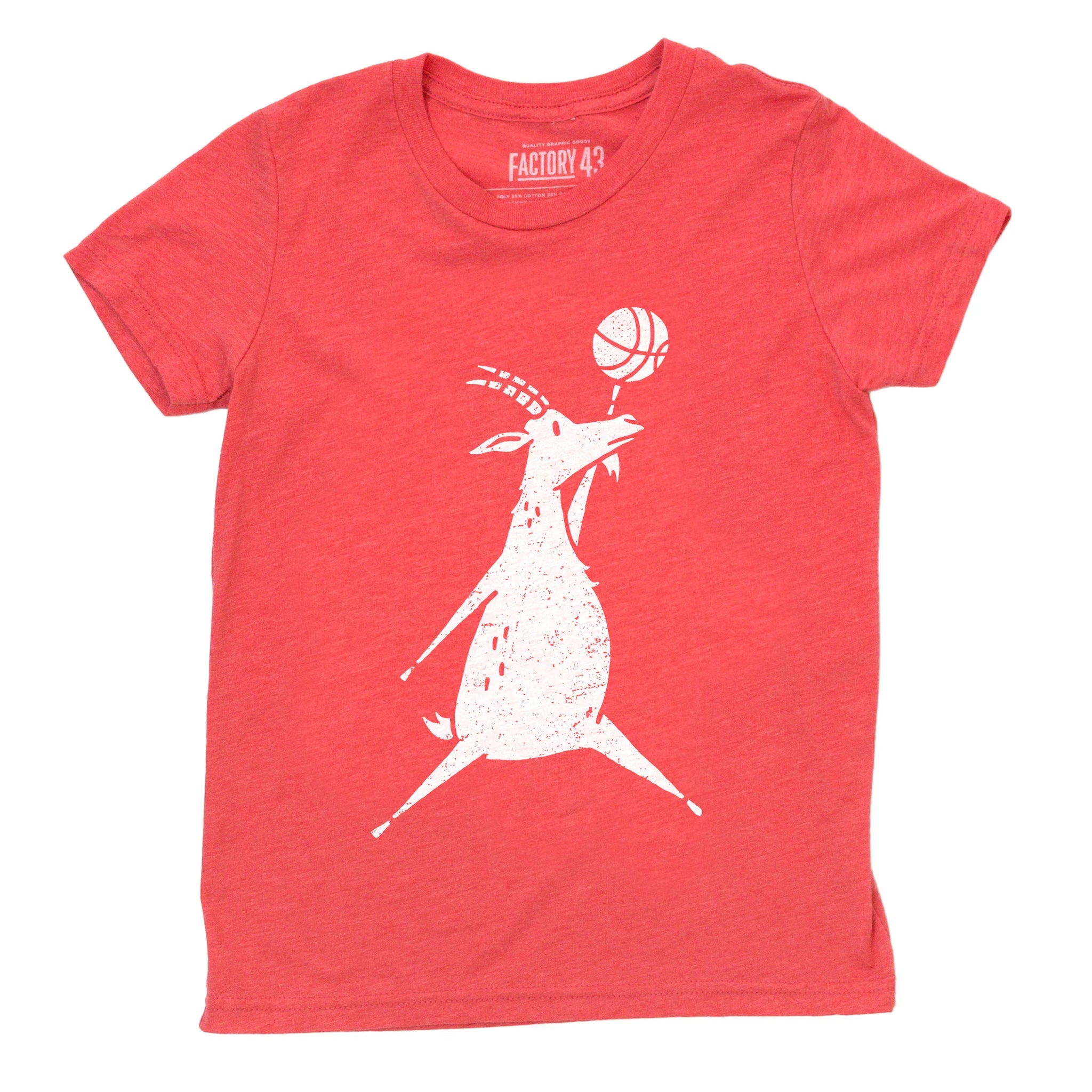 Factory 43 - Printed T-Shirt - 'G.O.A.T.' (Assorted Sizes)