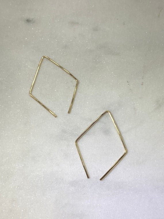 Finding Felicity - Earrings - Harlequin - Gold Fill