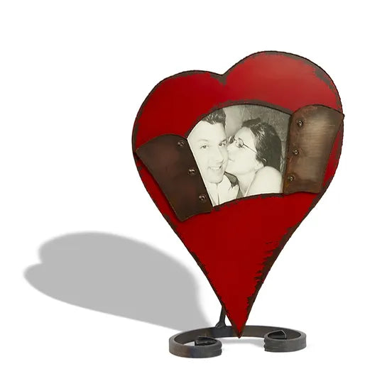 J.P. Roberts - Tabletop Picture Frame - Pop Art Heart (Red)