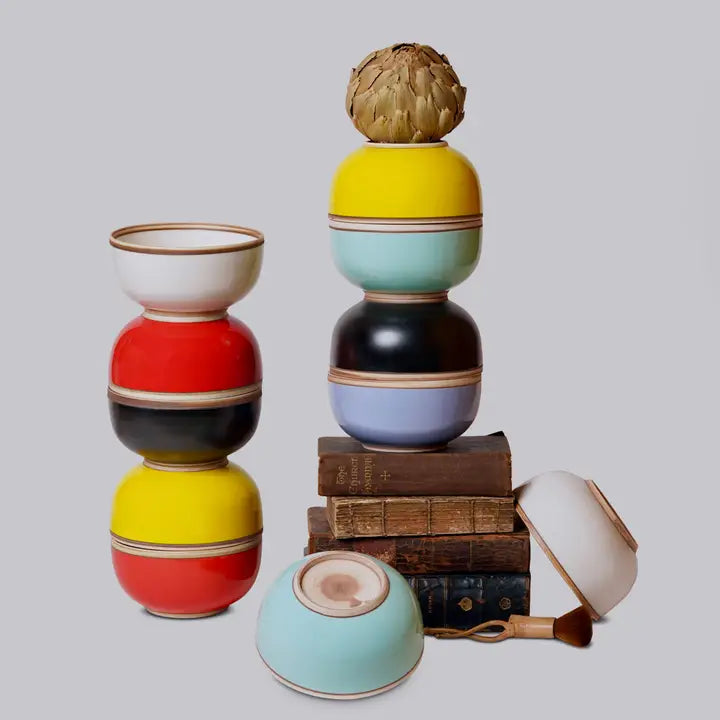 Middle Kingdom - Rimmed Hermit Soup Bowl (Yellow) #HB-Y