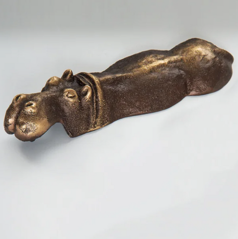 Nelles Studios - Cast Bronze Sculpture - Submerged Hippo #722
