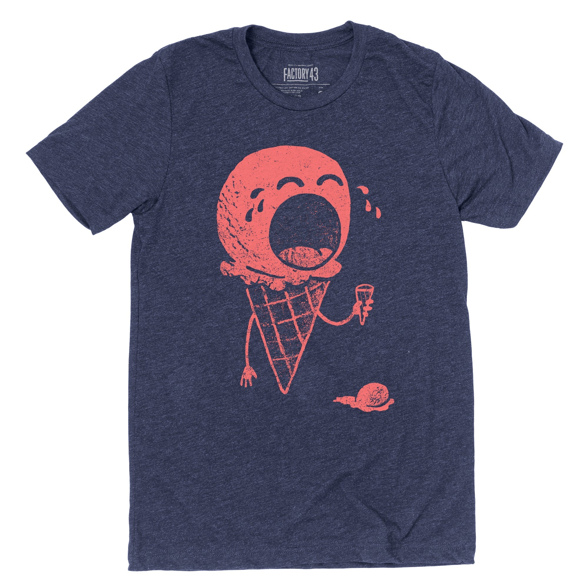 Factory 43 - Printed T-Shirt - 'Ice Scream' (Assorted Sizes)
