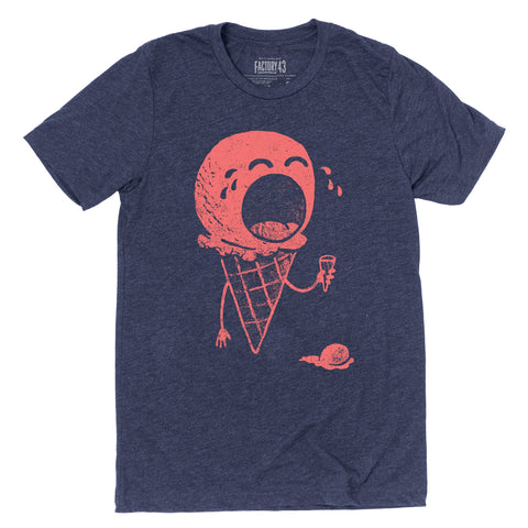 Factory 43 - Printed T-Shirt - 'Ice Scream' (Assorted Sizes)