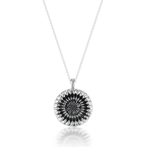 Serena Van Rensselaer Jewelry - Necklace - "Impression of Love" Small (Silver) #ILN3