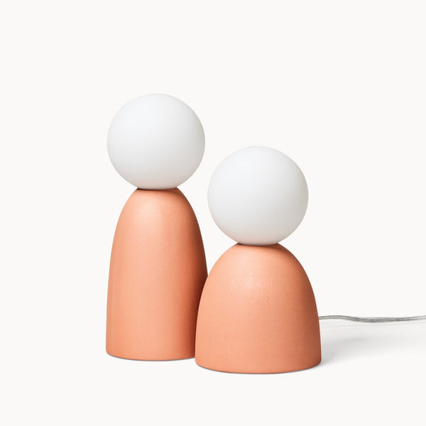 Franca NYC - Ceramic Table Light - Dune - Short (Terracotta)
