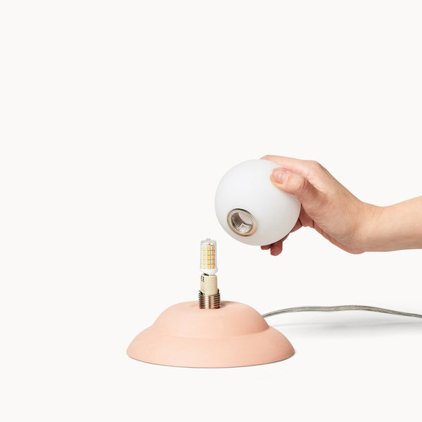 Franca NYC - Ceramic Table Light - Mesa - Medium (Blush)