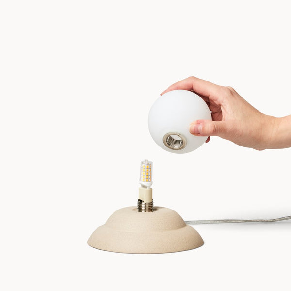 Franca NYC - Ceramic Table Light - Mesa - Small (Stone)