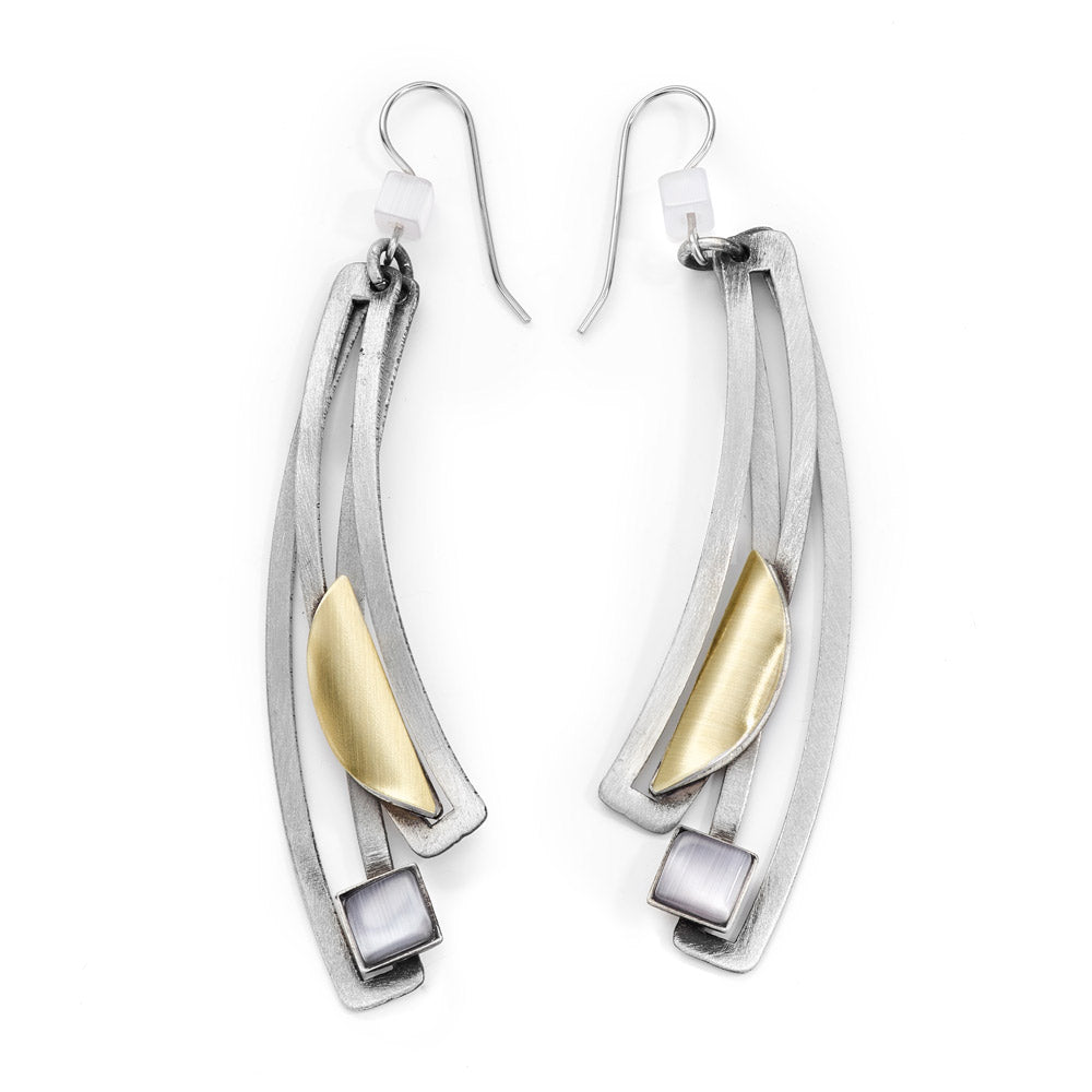 Christophe Poly - Earrings - Large Wire Hook (Assorted Colors/Designs)
