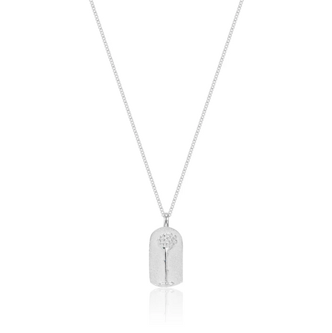 Serena Van Rensselaer Jewelry - Necklace - "La Rose" Pendant (Silver) #LPP22Rns