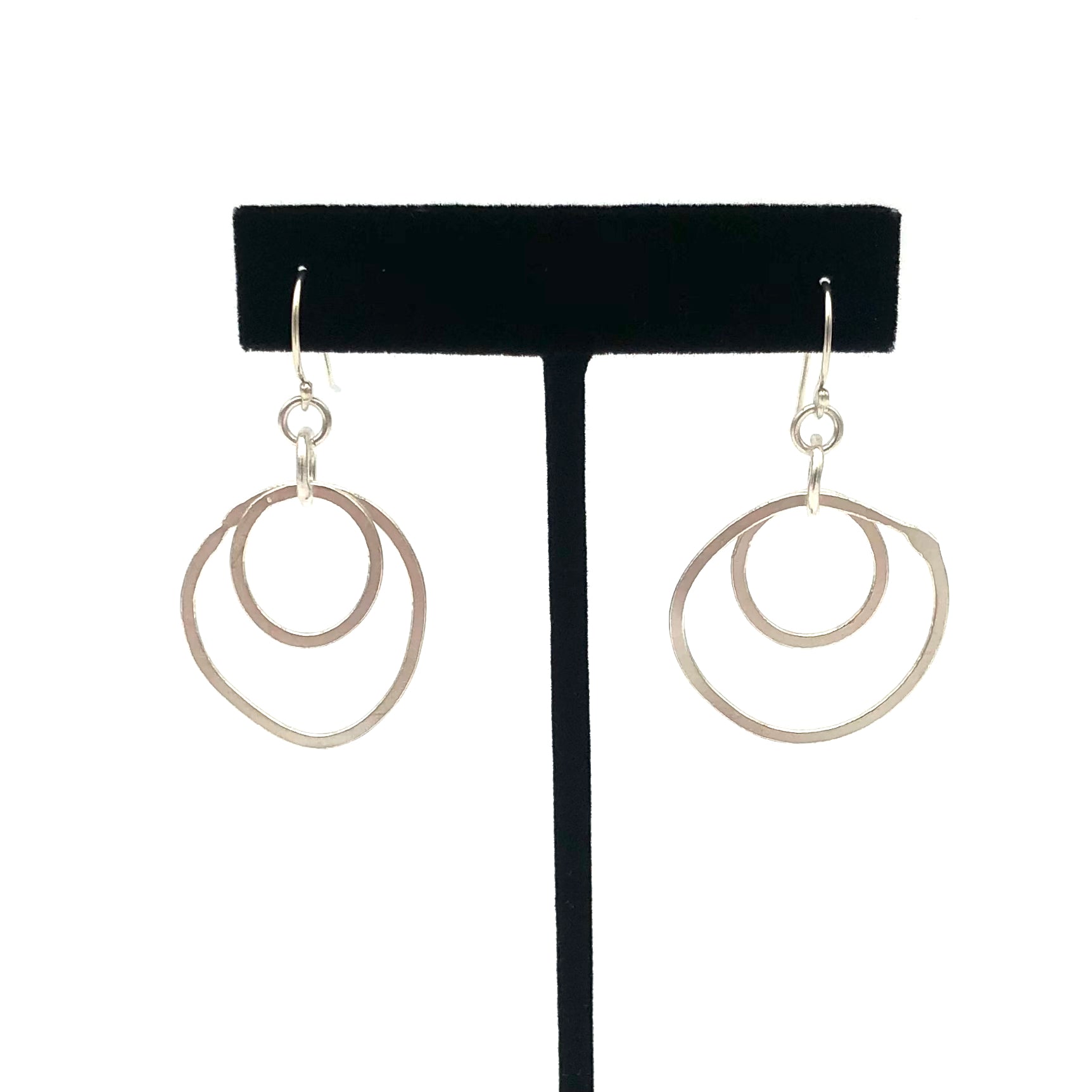 Dragonfly and Damsel Jewelry - Earrings - Double Loops (Fine Silver & Sterling Silver)