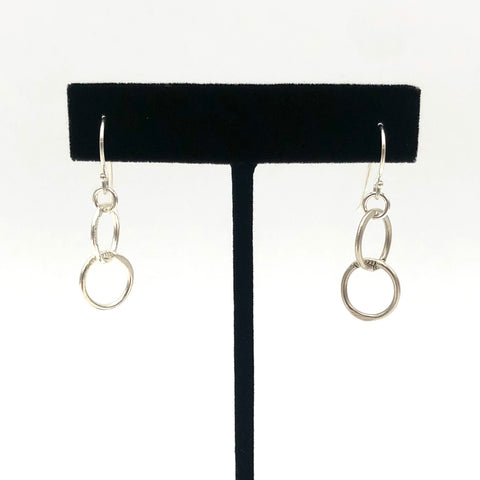 Dragonfly and Damsel Jewelry - Earrings - Silver Loops (Fine Silver)