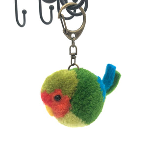 Canacana Gifts - Handmade Plush Crochet Keychain - Medium (Love Bird)