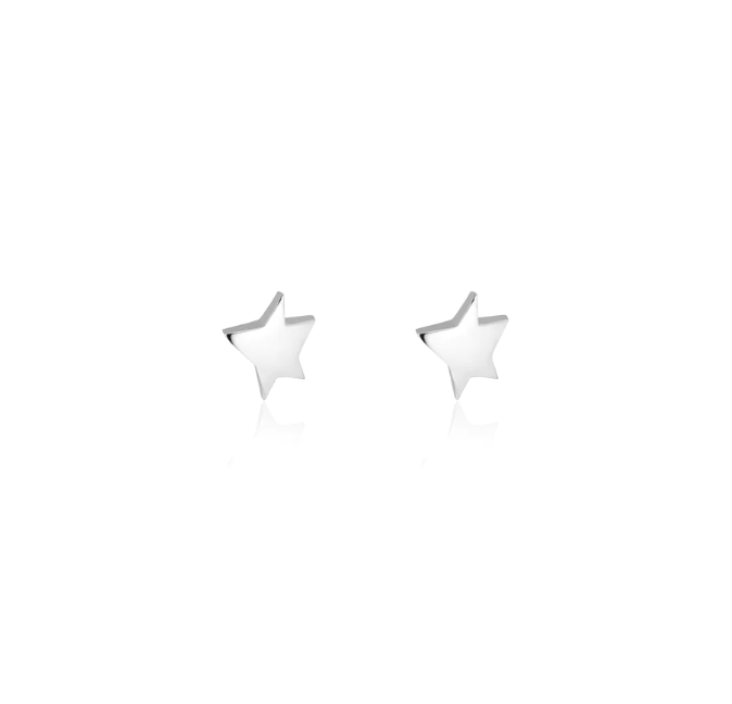 Serena Van Rensselaer Jewelry - Earrings - "Étoile" Mini Star Posts (Silver) #LPP1s