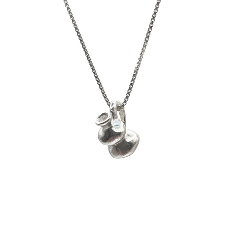 Rebekah J. Designs - Necklace - 'Vessel' (Silver) #48N-SS