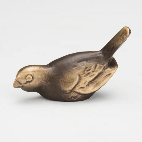 Nelles Studios - Cast Bronze Sculpture - Pecking Bird #712