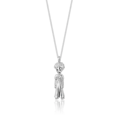 Serena Van Rensselaer Jewelry - Necklace - "Le Petit Prince" Pendant (Silver) #LPP25ns