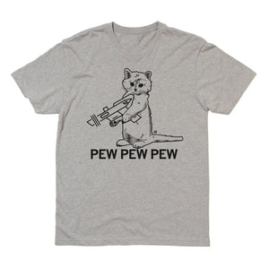 RAYGUN - 65/35 Cotton/Polyester T-Shirt (Pew Pew Pew)