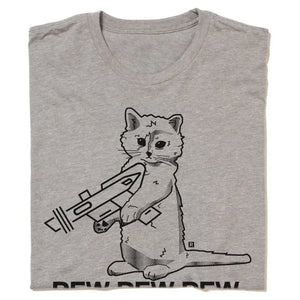 RAYGUN - 65/35 Cotton/Polyester T-Shirt (Pew Pew Pew)