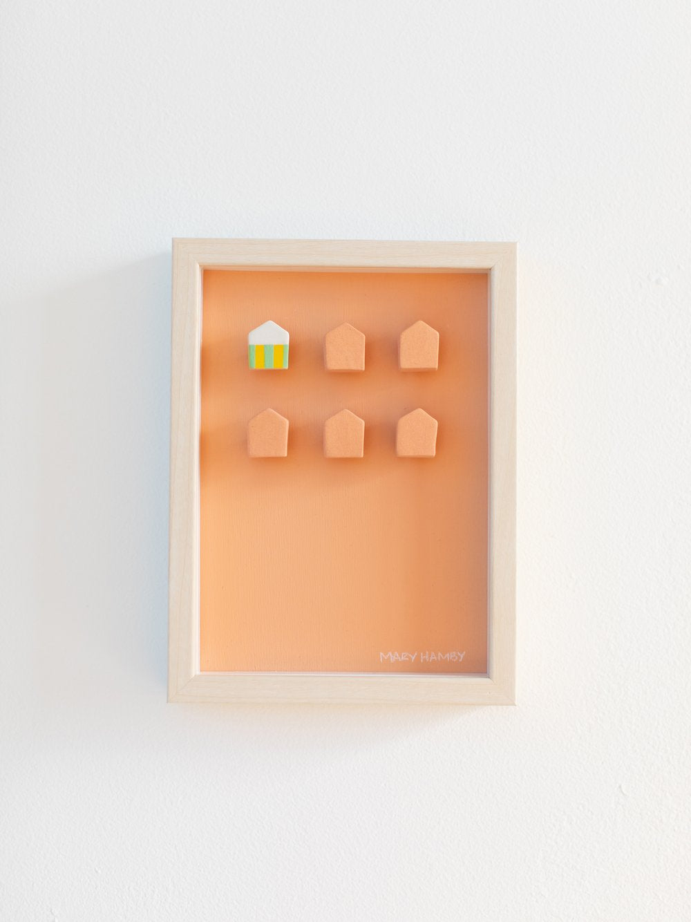Twenty Two West - Ceramic Wall Hanging - Porcelain Block Party