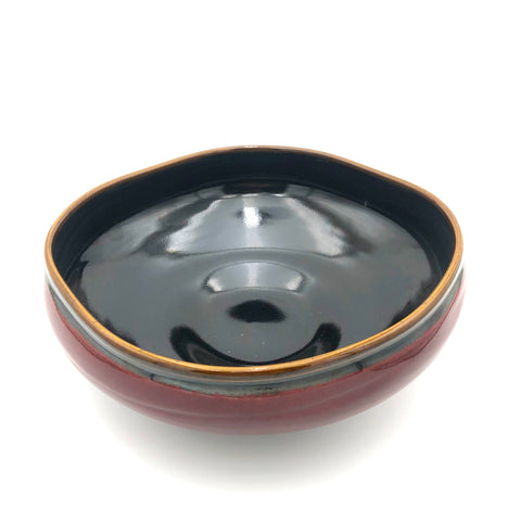 Smith - Chihuly Bowl - Large (Red/Black)