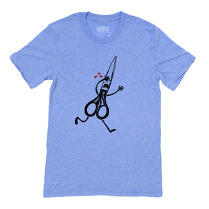 Factory 43 - Printed T-Shirt - 'Running with Scissors' (Assorted Sizes)