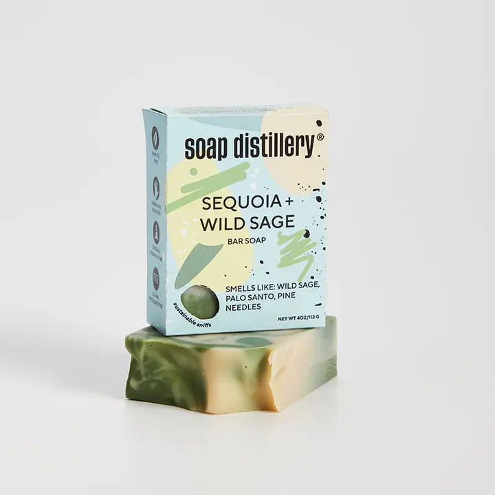Soap Distillery - Bar Soap (Sequoia + Wild Sage)