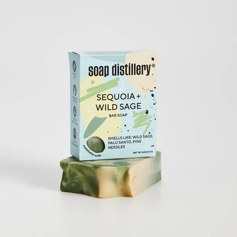 Soap Distillery - Bar Soap (Sequoia + Wild Sage)