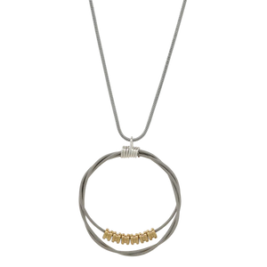 High Strung Studios - Necklace - Song Circle Ball End - Small #NESC34SM