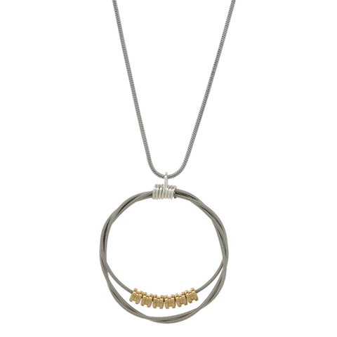 High Strung Studios - Necklace - Song Circle Ball End - Small #NESC34SM