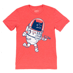 Factory 43 - Printed T-Shirt - 'Space Cat' (Assorted Sizes)