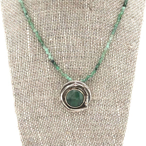 Susan Rodgers Designs - Necklace - 'Spellbound' Pendant (Emerald) #HN-178