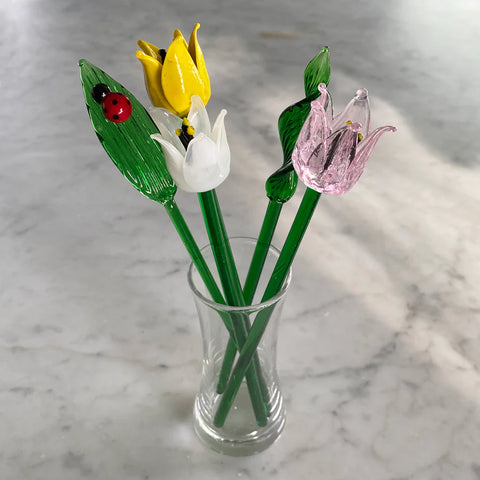 Glass Eye Studio - Window Box Bouquet - Spring Tulip #GV753