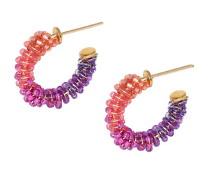 Mishky - Earrings - Swift Cuff Studs (Coral, Gold, Jazzy) #11841