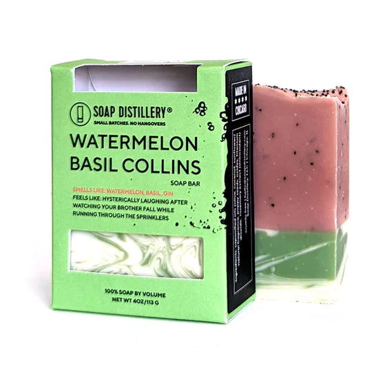 Soap Distillery - Bar Soap (Watermelon Basil Collins)