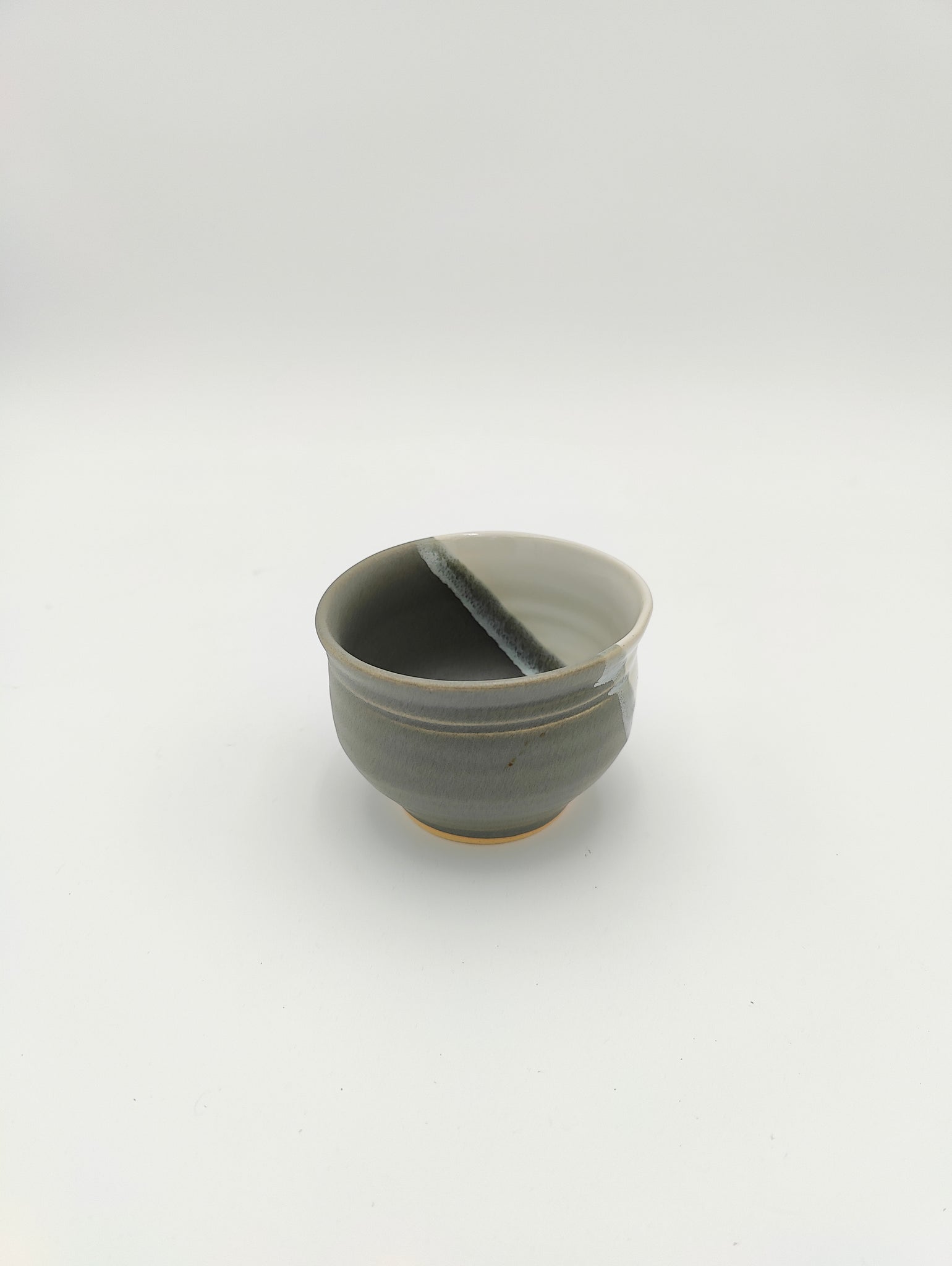 Hilborn Pottery - Whiskey Cup (Grey & White)