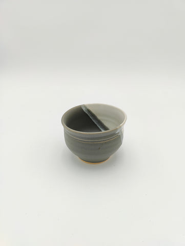 Hilborn Pottery - Whiskey Cup (Grey & White)