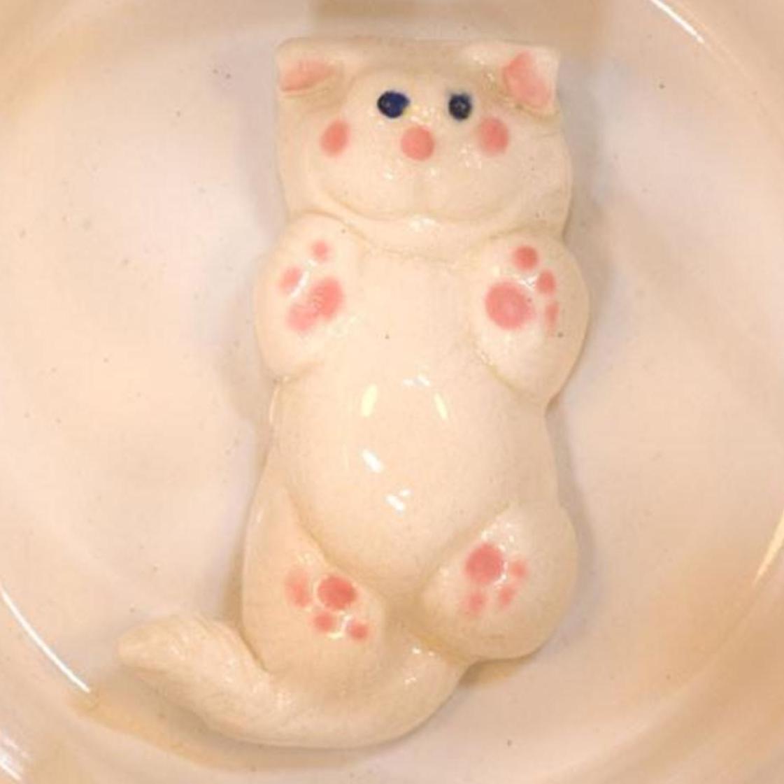 Swayze - Cheer Up Cup - Cat (White)