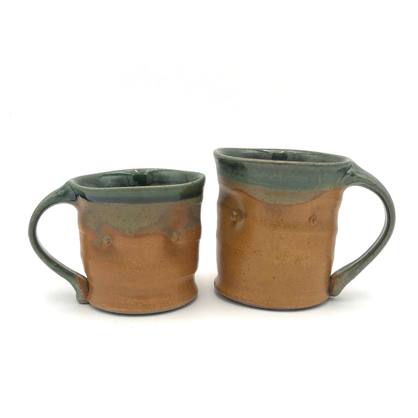 Smith - Dented Mug - Small (Green/Yellow)