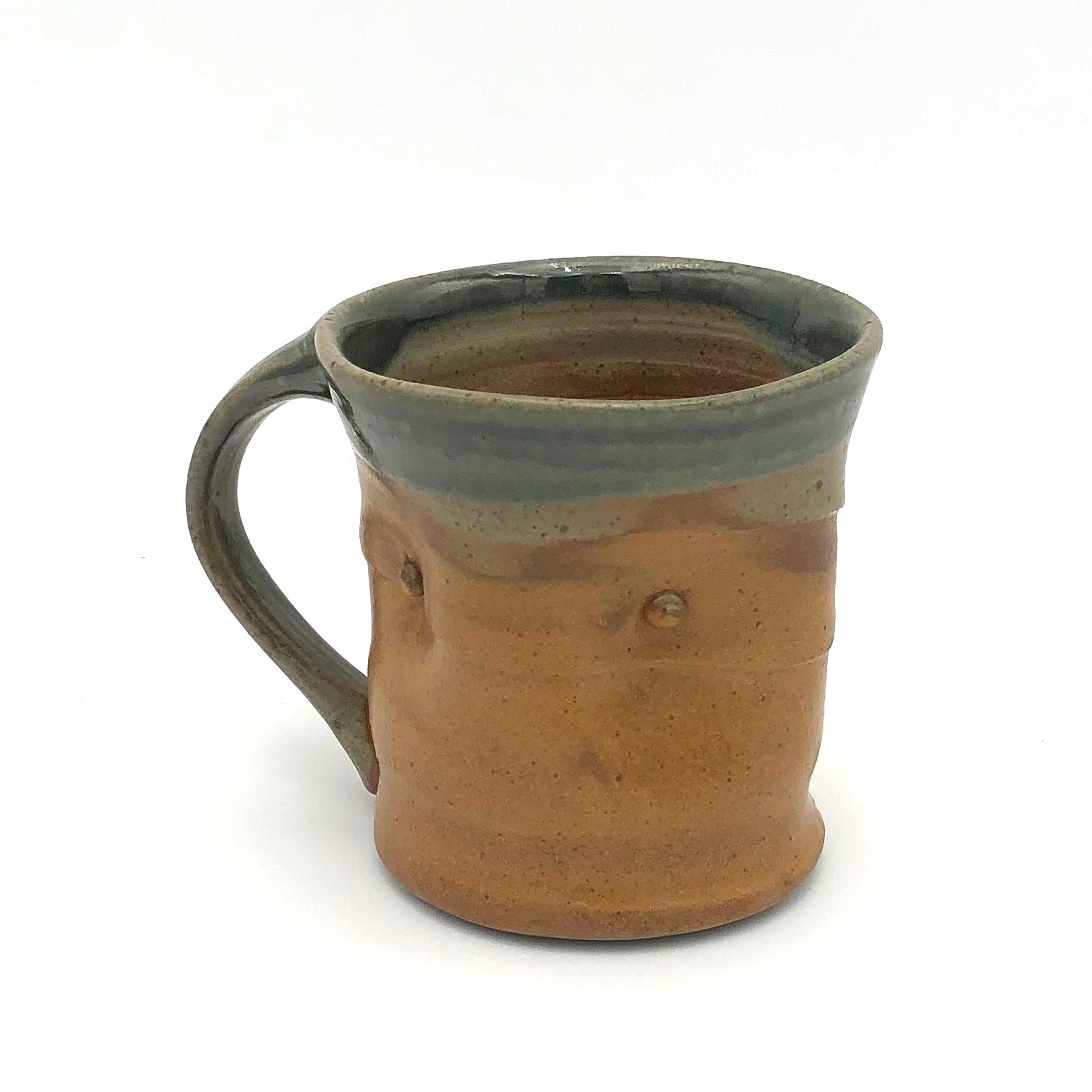 Smith - Dented Mug - Large (Green/Yellow)