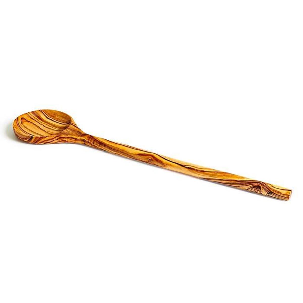 Natural Olive Wood - Round Spoon