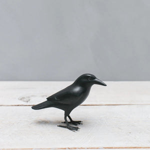 Aviologie - Bird Sculpture - Mini Crow - 4" - MCW