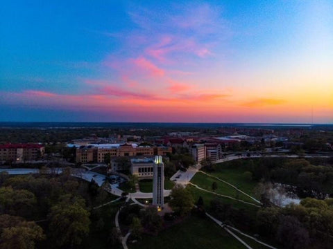 Drone Lawrence - Photograph - 18 x 24 - Campanile