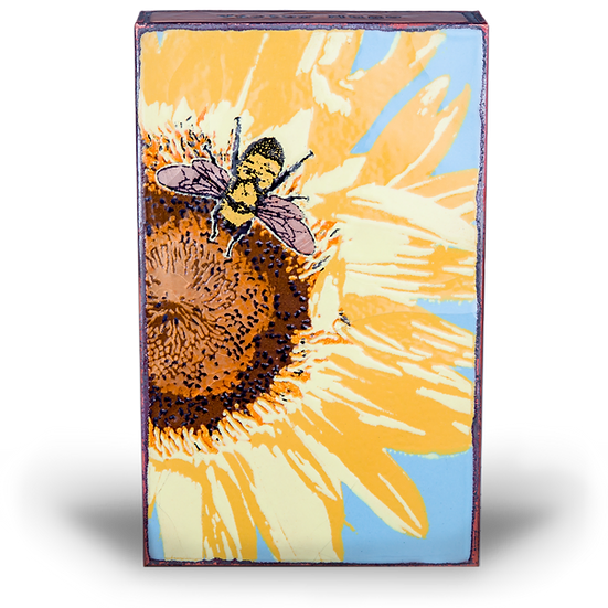 Llew - Spiritile Glass Over Copper - "Nectar" #199
