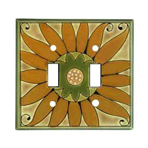 All Fired Up - Switchplate Double - Sunflower #AG225D