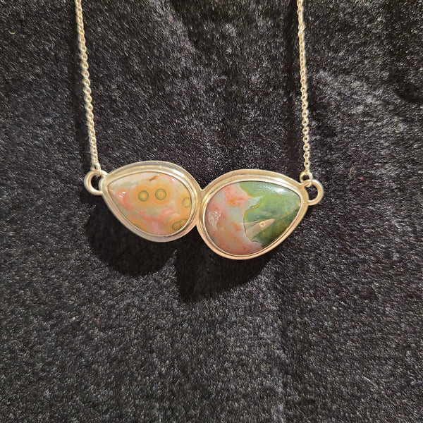 MeritMade - Necklace - Ocean Jasper - 20" Chain