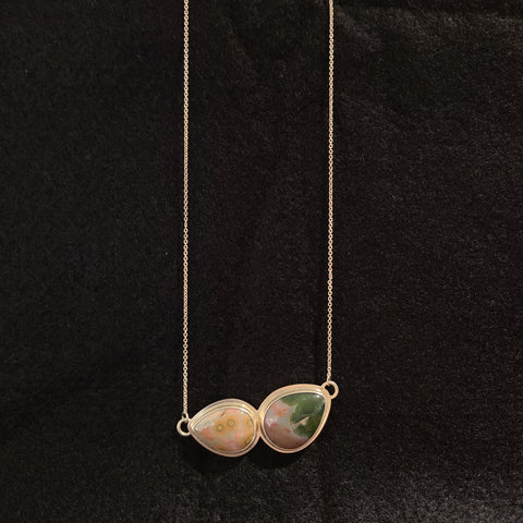 MeritMade - Necklace - Ocean Jasper - 20" Chain