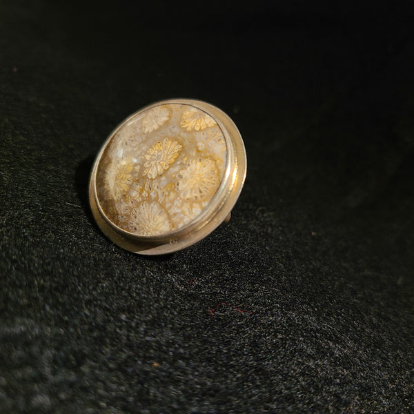 MeritMade - Ring - Fossilized Coral - Size 9