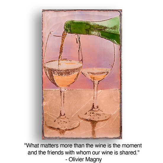 Llew - Spiritiles - Glass Over Copper - "Sancerre" #215