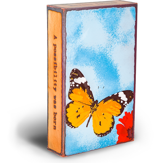 Llew - Spiritiles - Glass Over Copper - "Chrysalis" #228 - RETIRED